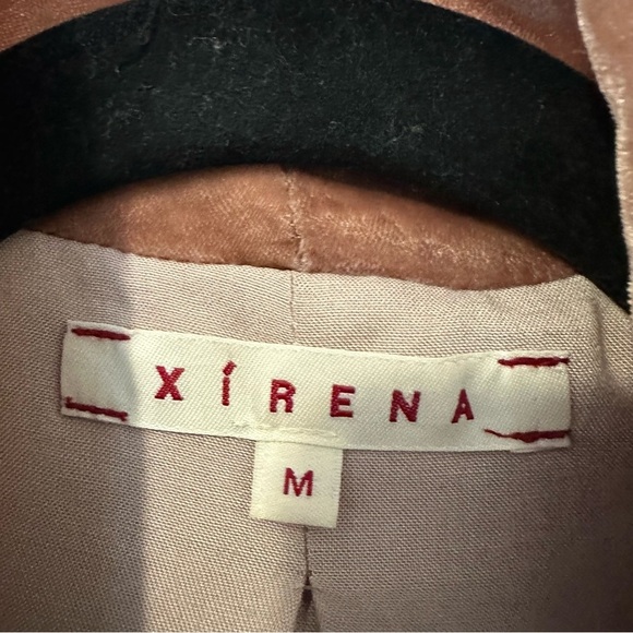 XiRENA Vintage Velvet Old Rose Jax Open Front Jacket Womens Medium - Picture 8 of 10